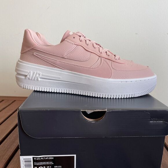 Nike Air Force 1 PLT.AF.ORM Pink Oxford USA Women 8.5/UK 6/EU 40(DJ9946-602) - Picture 7 of 11